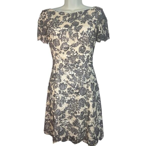 Tory Burch  | Size 8 | Fit & Flare Short Sleeve Lace Dress  Preppy Fairycore - Picture 1 of 8